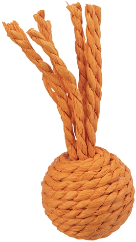 Trixie Kattenspeelgoed Ratelbal Papieren Koord 4x11 cm 24 st