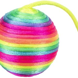 Trixie Kattenspeelgoed Ratelbal Stof 4.6 cm 30 st