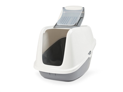 Savic Kattenbak Nestor Giant Wit / Lichtgrijs 75.5x56x55.5 cm