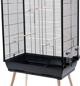 Zolux Vogelkooi Neo Jili XL Zwart 81x48x132 cm