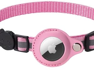 Croci Halsband Kat Met Tag Houder Roze 19-26x1.5 cm