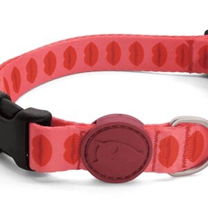 Morso Halsband Gerecycled Lipstick Roze 30-42x1.5 cm