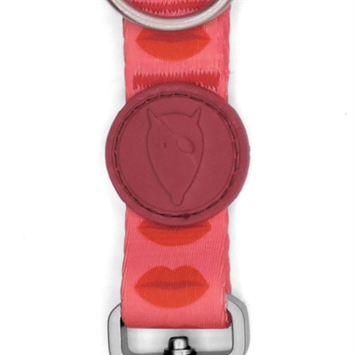 Morso Hondenriem Verstelbaar Gerecycled Lipstick Roze 75-230x1.5 cm 1-4 kg