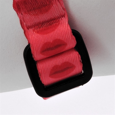 Morso Mini Hondentuig Verstelbaar Gerecycled Lipstick Roze 24-32x1.5 cm