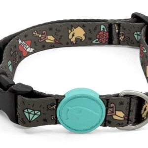 Morso Halsband Hond Gerecycled Ink Tank Groen 30-42x1.5 cm