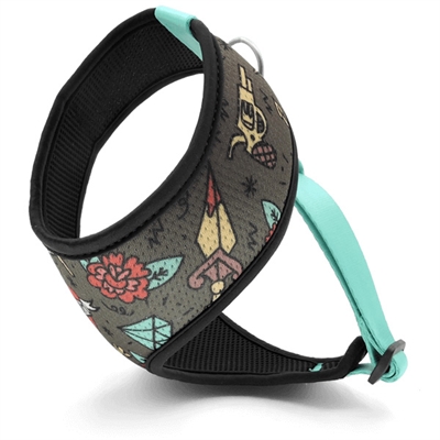 Morso Hondentuig Body Mesh Gerecycled Ink Tank Groen 26-30 cm