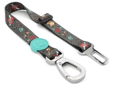 Morso Honden Autogordel Gerecycled Ink Tank Groen 40-65x1.5 cm Tot 4 kg