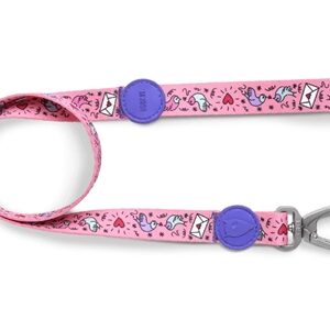 Morso Hondenriem Gerecycled Sweet Tweet Roze 120x1.5 cm Tot 6 kg