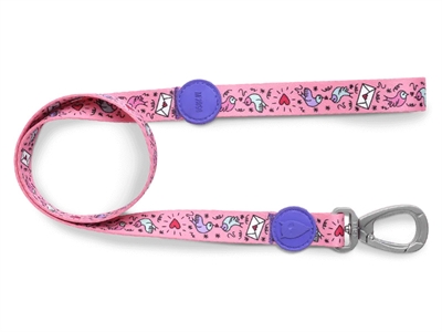 Morso Hondenriem Gerecycled Sweet Tweet Roze 120x1.5 cm Tot 6 kg