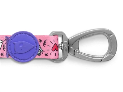 Morso Hondenriem Gerecycled Sweet Tweet Roze 120x1.5 cm Tot 6 kg