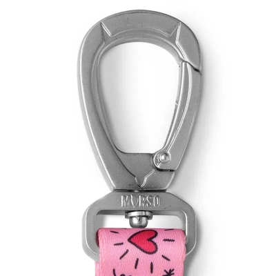 Morso Hondenriem Gerecycled Sweet Tweet Roze 120x1.5 cm Tot 6 kg
