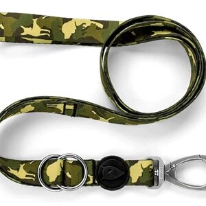 Morso Hondenriem Verstelbaar Gerecycled Full Metal Dog Bruin 75-230x1.5 cm 1-4 kg