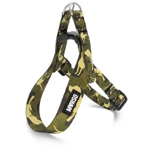 Morso Mini Hondentuig Verstelbaar Gerecycled Full Metal Dog Bruin 24-32x1.5 cm