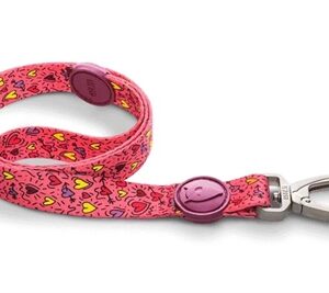 Morso Hondenriem Gerecycled Pink Think Roze 120x1.5 cm Tot 6 kg