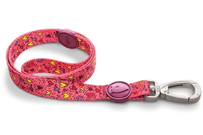 Morso Hondenriem Gerecycled Pink Think Roze 120x1.5 cm Tot 6 kg