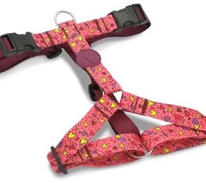 Morso Hondentuig H-Tuig Gerecycled Pink Think Roze 40-55x1.5 cm