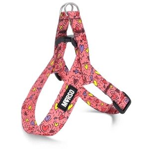 Morso Mini Hondentuig Verstelbaar Gerecycled Pink Think Roze 24-32x1.5 cm
