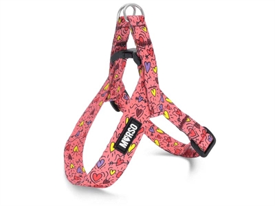 Morso Mini Hondentuig Verstelbaar Gerecycled Pink Think Roze 24-32x1.5 cm