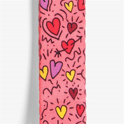 Morso Mini Hondentuig Verstelbaar Gerecycled Pink Think Roze 24-32x1.5 cm