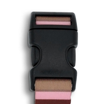 Morso Halsband Hond Gerecycled Skyline Rood / Roze 30-42x1.5 cm