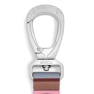 Morso Hondenriem Gerecycled Skyline Rood / Roze 120x1.5 cm Tot 6 kg
