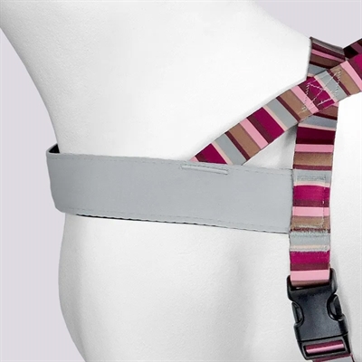 Morso Norwegian Hondentuig Gerecycled Skyline Rood / Roze 39-48x35 cm
