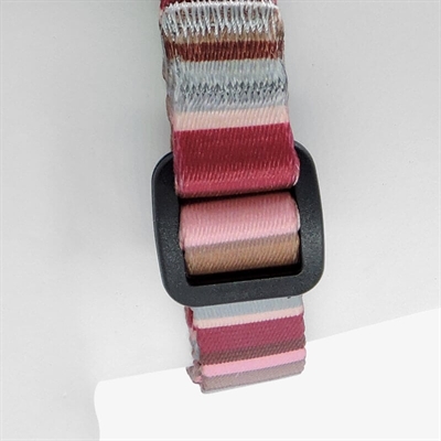 Morso Mini Hondentuig Verstelbaar Gerecycled Skyline Rood / Roze 24-32x1.5 cm