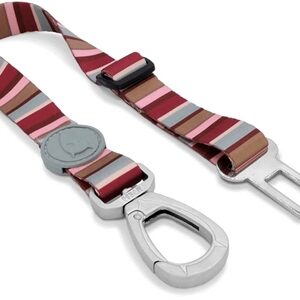 Morso Honden Autogordel Gerecycled Skyline Rood / Roze 40-65x1.5 cm Tot 4 kg