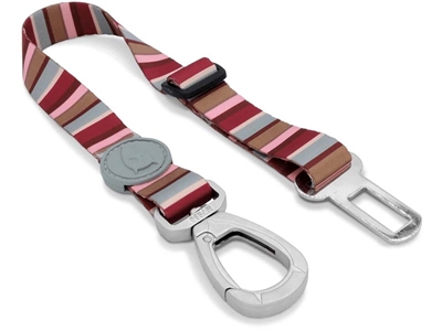 Morso Honden Autogordel Gerecycled Skyline Rood / Roze 40-65x1.5 cm Tot 4 kg