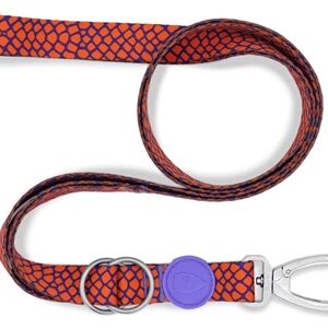 Morso Hondenriem Verstelbaar Gerecycled Urban Lizard Rood 75-230x1.5 cm 1-4 kg