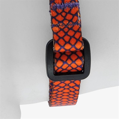 Morso Mini Hondentuig Verstelbaar Gerecycled Urban Lizard Rood 24-32x1.5 cm