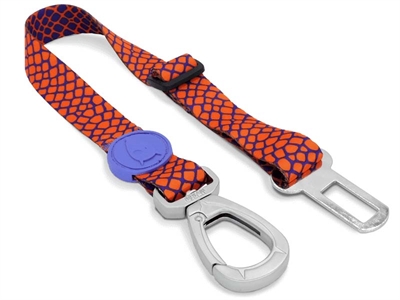 Morso Honden Autogordel Gerecycled Urban Lizard Rood 40-65x1.5 cm Tot 4 kg
