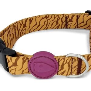 Morso Halsband Hond Gerecycled Jungle Drum Oranje 30-42x1.5 cm