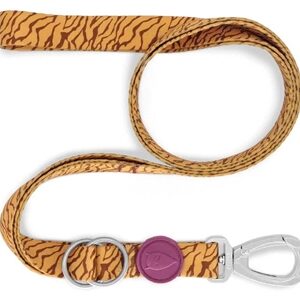 Morso Hondenriem Verstelbaar Gerecycled Jungle Drum Oranje 75-230x1.5 cm 1-4 kg