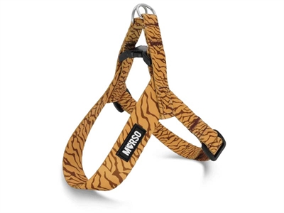 Morso Mini Hondentuig Verstelbaar Gerecycled Jungle Drum Oranje 24-32x1.5 cm