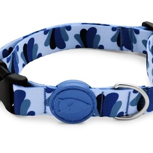 Morso Halsband Hond Gerecycled Splash Blauw 30-42x1.5 cm