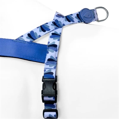 Morso Norwegian Hondentuig Gerecycled Splash Blauw 39-48x35 cm