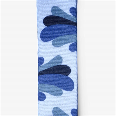Morso Mini Hondentuig Verstelbaar Gerecycled Splash Blauw 24-32x1.5 cm