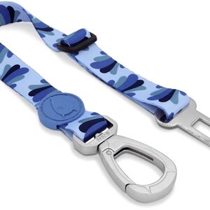 Morso Honden Autogordel Gerecycled Splash Blauw 40-65x1.5 cm Tot 4 kg