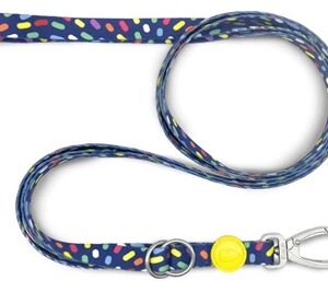 Morso Hondenriem Verstelbaar Gerecycled Color Invaders Paars 75-230x1.5 cm 1-4 kg