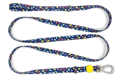 Morso Hondenriem Verstelbaar Gerecycled Color Invaders Paars 75-230x1.5 cm 1-4 kg