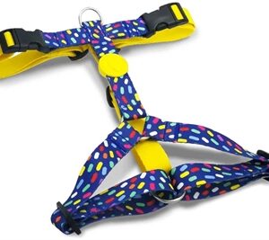 Morso Hondentuig H-Tuig Gerecycled Color Invaders Paars 40-55x1.5 cm