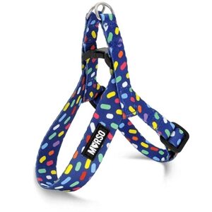 Morso Mini Hondentuig Verstelbaar Gerecycled Color Invaders Paars 24-32x1.5 cm