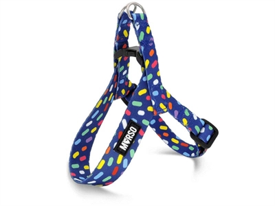 Morso Mini Hondentuig Verstelbaar Gerecycled Color Invaders Paars 24-32x1.5 cm