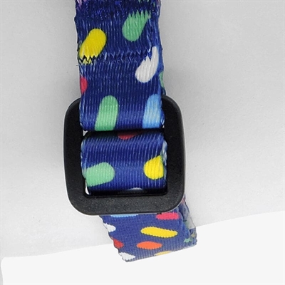 Morso Mini Hondentuig Verstelbaar Gerecycled Color Invaders Paars 24-32x1.5 cm