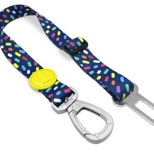 Morso Honden Autogordel Gerecycled Color Invaders Paars 40-65x1.5 cm Tot 4 kg