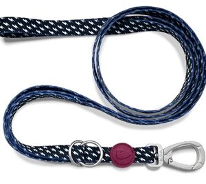 Morso Hondenriem Verstelbaar Gerecycled Power Flow Zwart 75-230x1.5 cm 1-4 kg