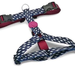 Morso Hondentuig H-Tuig Gerecycled Power Flow Zwart 40-55x1.5 cm