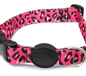 Morso Halsband Hond Gerecycled Bubble Leo Roze 30-42x1.5 cm
