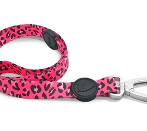 Morso Hondenriem Gerecycled Bubble Leo Roze 120x1.5 cm Tot 6 kg